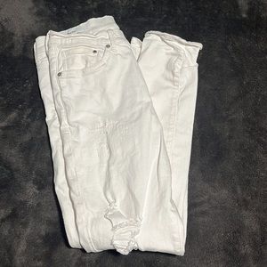 Mens H&M White Skinny Jeans